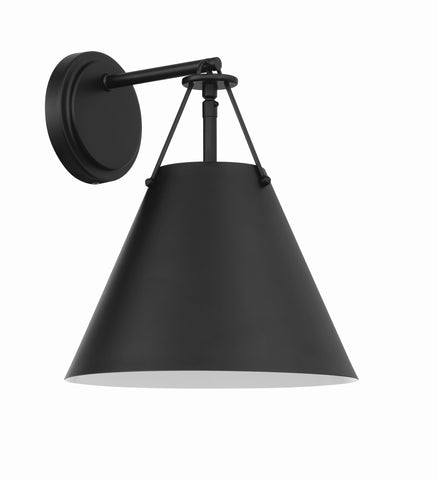 Xavier 1 Light Matte Black Sconce - C193-XAV-B8311-MK