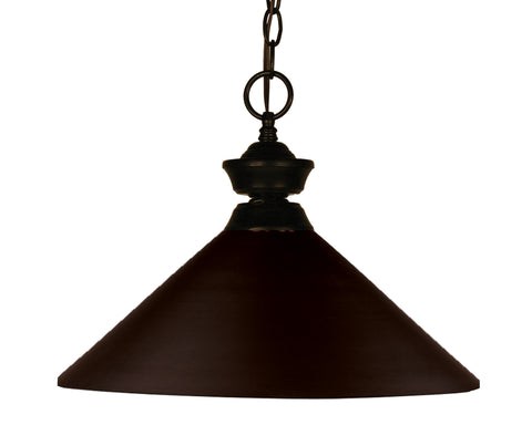 Zlite 1 Light Pendant - C161-100701BRZ-MBRZ