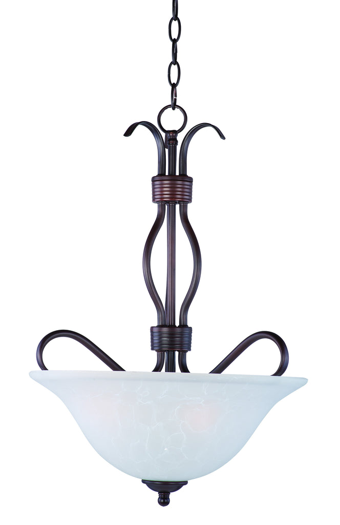 Basix 3-Light Invert Bowl Pendant Oil Rubbed Bronze - C157-10121ICOI