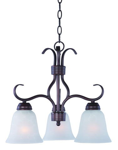 Basix 3-Light Chandelier Oil Rubbed Bronze - C157-10122ICOI