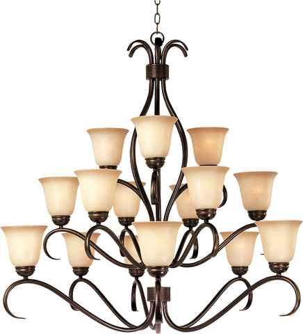 Basix 15-Light Chandelier Oil Rubbed Bronze - C157-10129WSOI