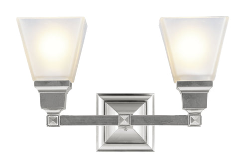 Livex Mission 2 Light Brushed Nickel Bath Light - C185-1032-91