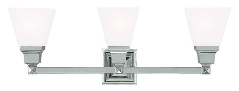 Livex Mission 3 Light Polished Nickel Bath Light - C185-1033-35