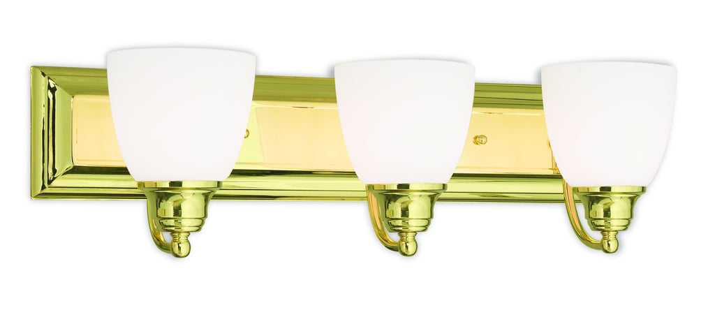 Livex Springfield 3 Light Polished Brass Bath Light - C185-10503-02