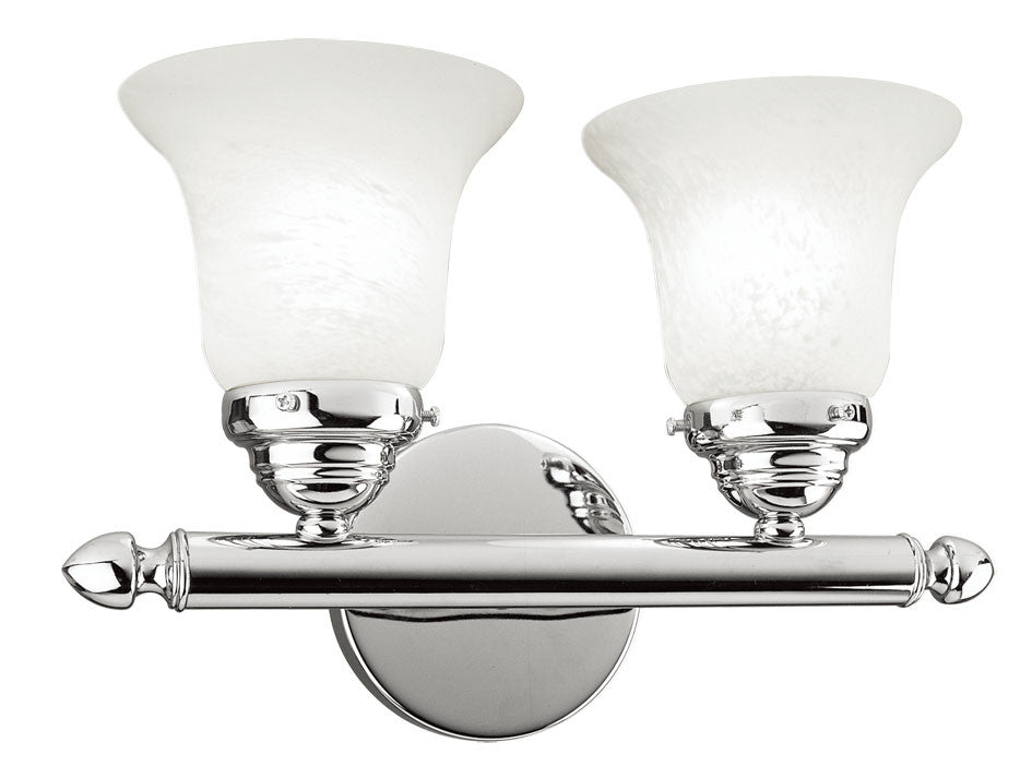 Livex Neptune 2 Light Polished Chrome Bath Light - C185-1062-05