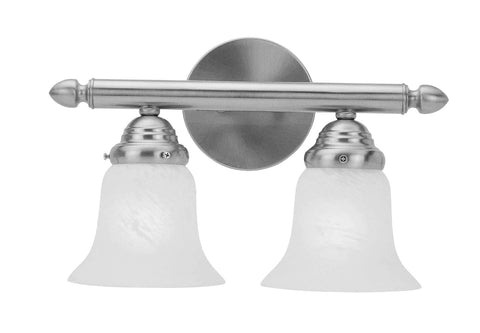 Livex Neptune 2 Light Brushed Nickel Bath Light - C185-1062-91