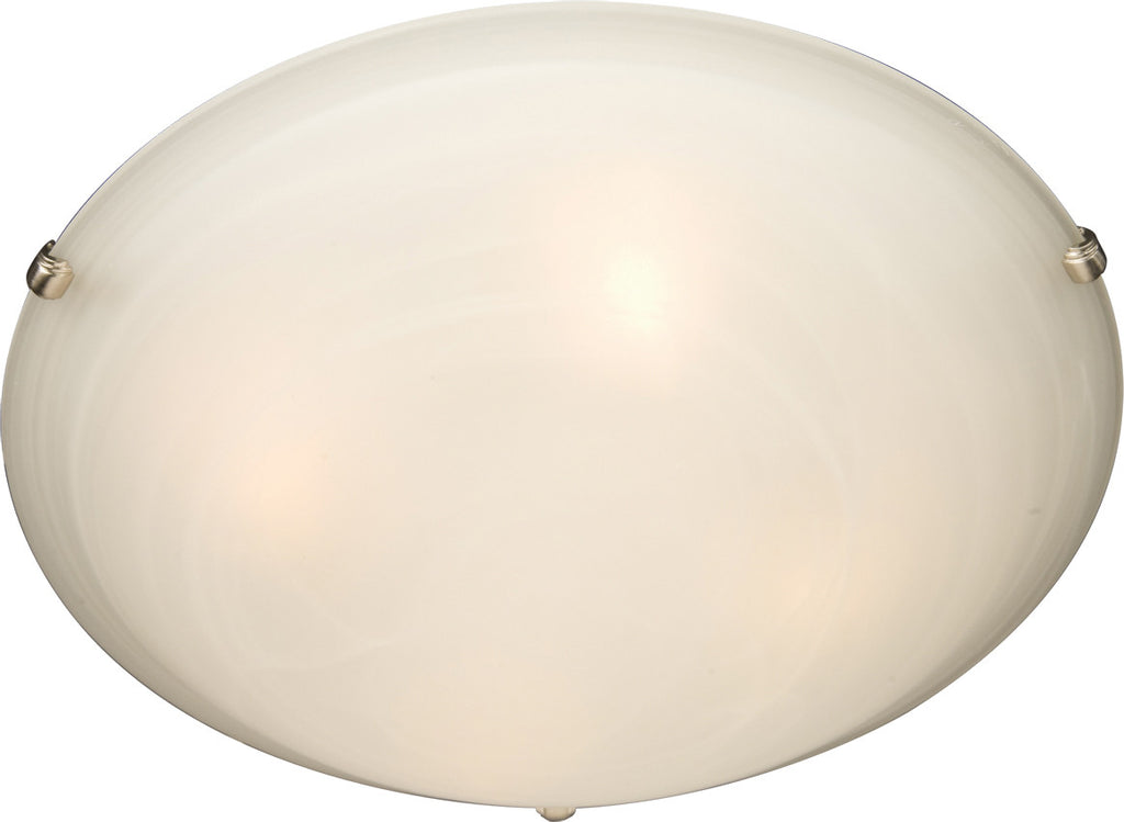 Malaga 4-Light Flush Mount Satin Nickel - C157-11060MRSN