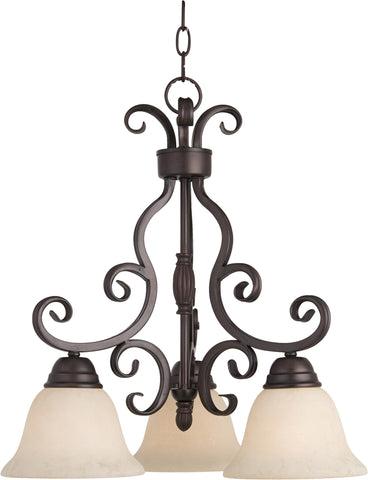 Manor 3-Light Chandelier Oil Rubbed Bronze - C157-12203FIOI