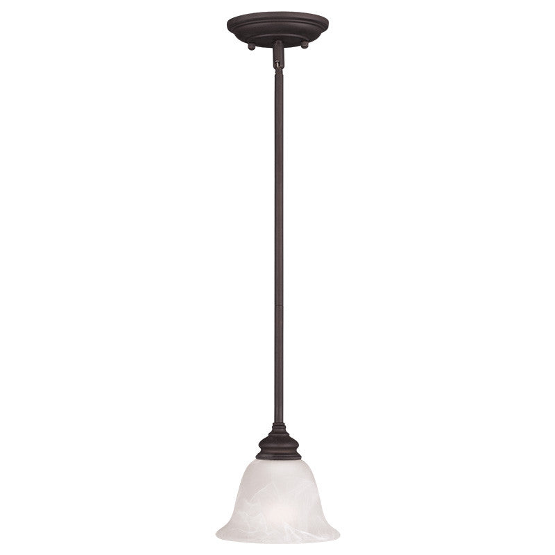 Livex Essex 1 Light Bronze Mini Pendant - C185-1340-07