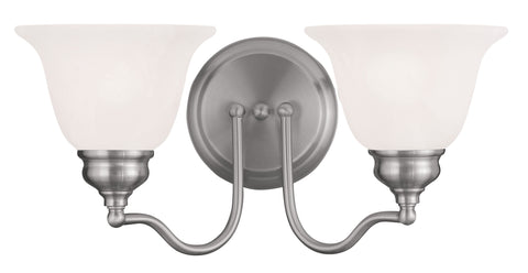 Livex Essex 2 Light Brushed Nickel Bath Light - C185-1352-91