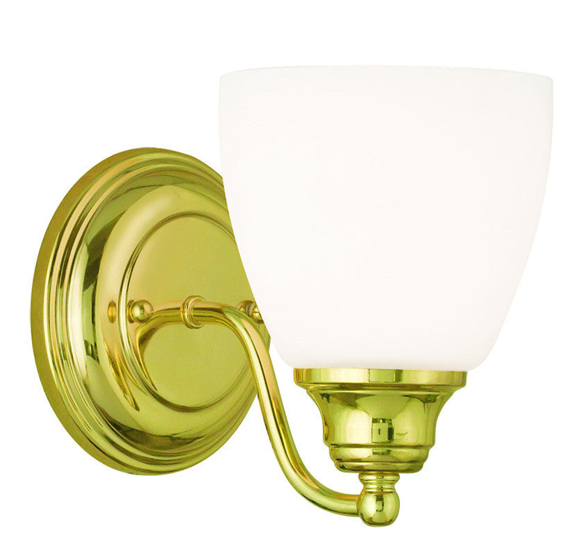 Livex Somerville 1 Light Polished Brass Wall Sconce - C185-13671-02