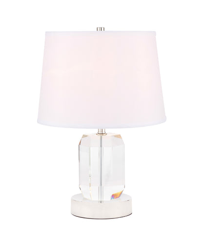 ZC121-TL3047PN - Regency Decor: Wendolyn 1 light Polished Nickel Table Lamp