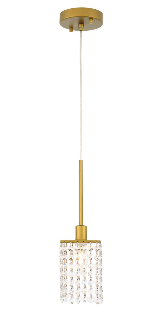 ZC121-LD7500BR - Living District: Taylor 1 light Brass Pendant