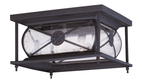 Livex Providence 2 Light Bronze Outdoor Ceiling Mount - C185-2090-07