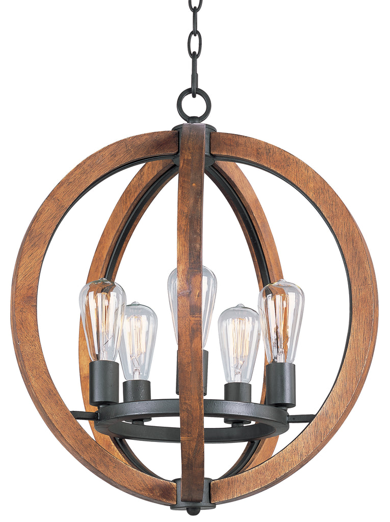 Bodega Bay 5-Light Chandelier Anthracite - C157-20917APAR