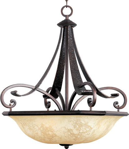 Oak Harbor 4-Light Pendant Burnished - C157-21077FLRB