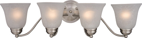 Basix 4-Light Bath Vanity Satin Nickel - C157-2123ICSN