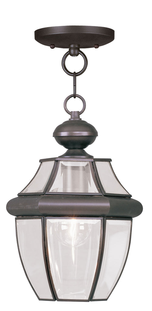 Livex Monterey 1 Light Bronze Outdoor Chain Lantern  - C185-2152-07