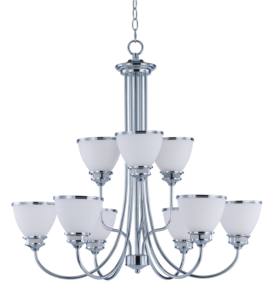 Novus 9-Light Chandelier Polished Chrome - C157-21587SWPC