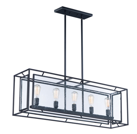 Era 5-Light Pendant Black - C157-21677CDBK