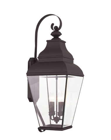 Livex Exeter 4 Light Bronze Outdoor Wall Lantern - C185-2596-07