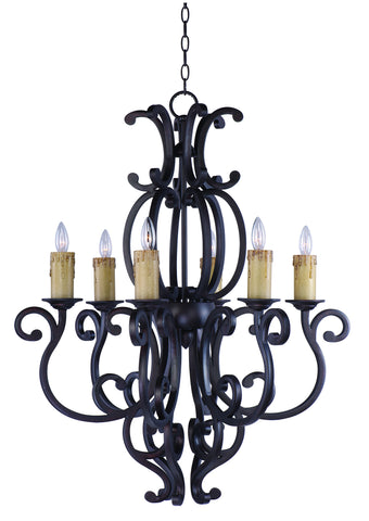 Richmond 6-Light Chandelier Colonial Umber - C157-31005CU