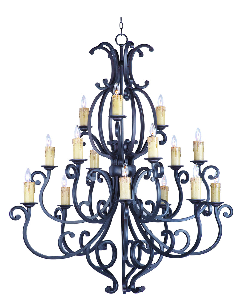 Richmond 15-Light Chandelier Colonial Umber - C157-31007CU