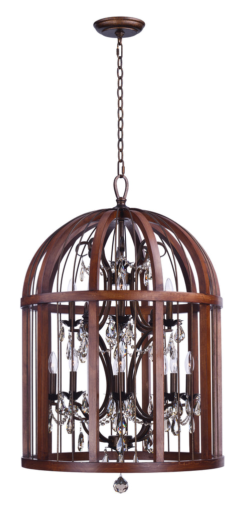 Miranda 12-Light Pendant Antique Pecan and Bay - C157-32516APBY