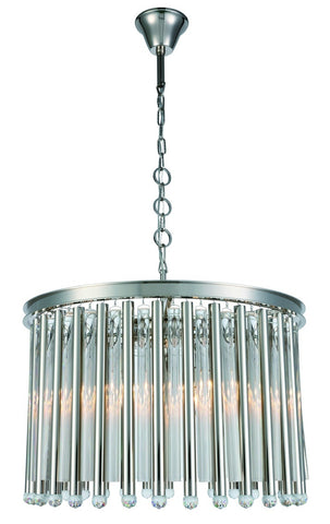 ZC121-1140D26PN - Urban Classic: Maxwell 6 light Polished Nickel Chandelier Clear Royal Cut Crystal