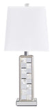 ZC121-ML9304 - Regency Decor: Sparkle Collection 1-Light Silver Finish Table Lamp