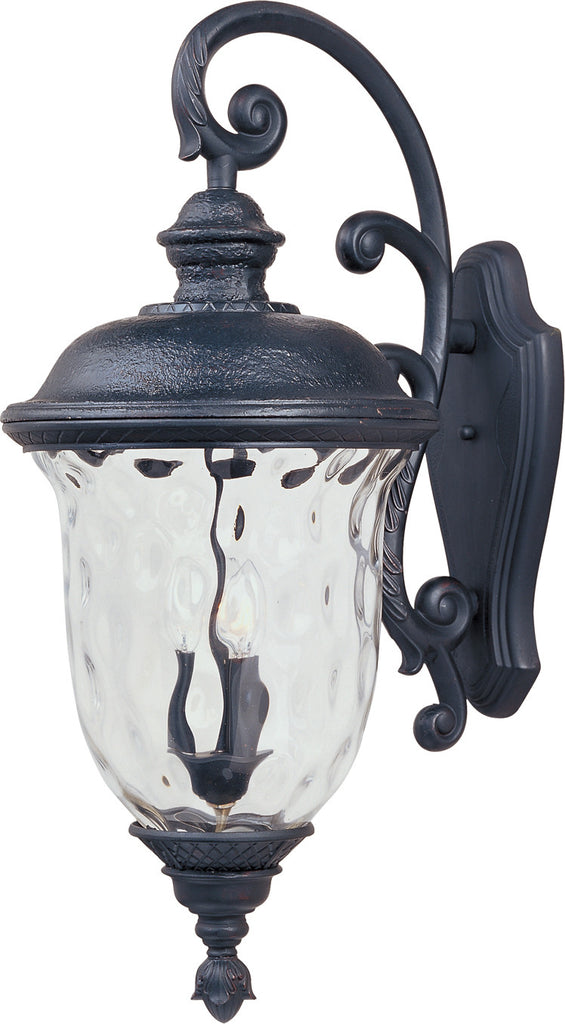 Carriage House DC 3-Light Outdoor Wall Lantern Oriental Bronze - C157-3498WGOB