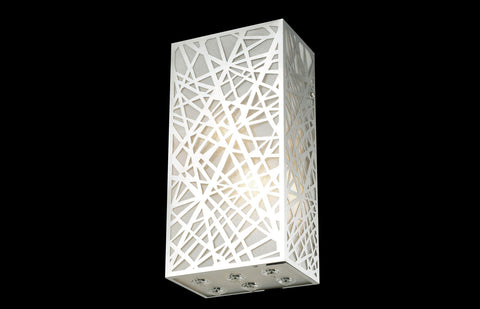 C121-2078W6C/RC - Regency Lighting: Prism 2 light Chrome Wall Sconce Clear Royal Cut Crystal