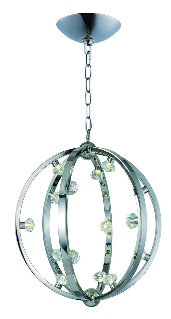 Equinox LED Pendant Polished Nickel - C157-39104BCPN