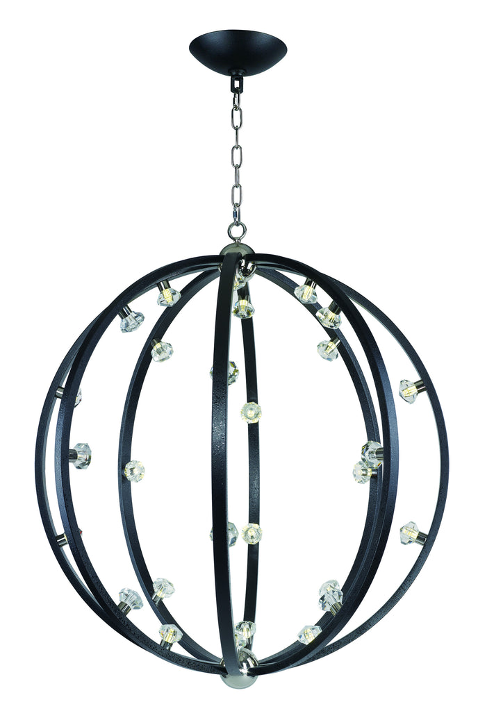 Equinox LED Pendant Textured Black / Polished Nickel - C157-39108BCTXBPN