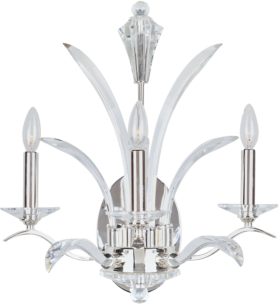 Paradise 3-Light Wall Sconce Plated Silver - C157-39942BCPS