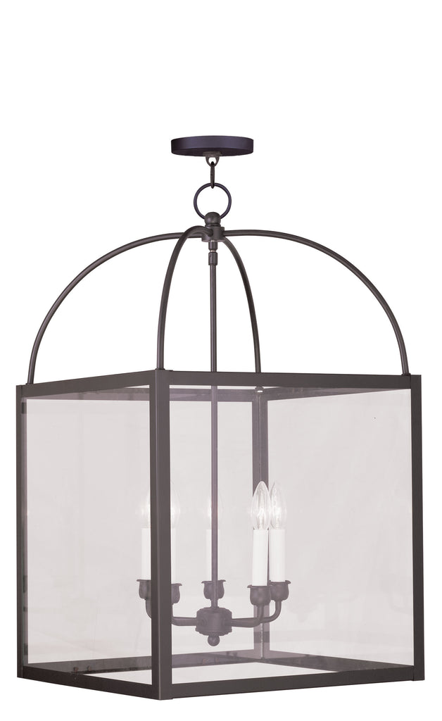 Livex Milford 5 Light Bronze Lantern - C185-4038-07