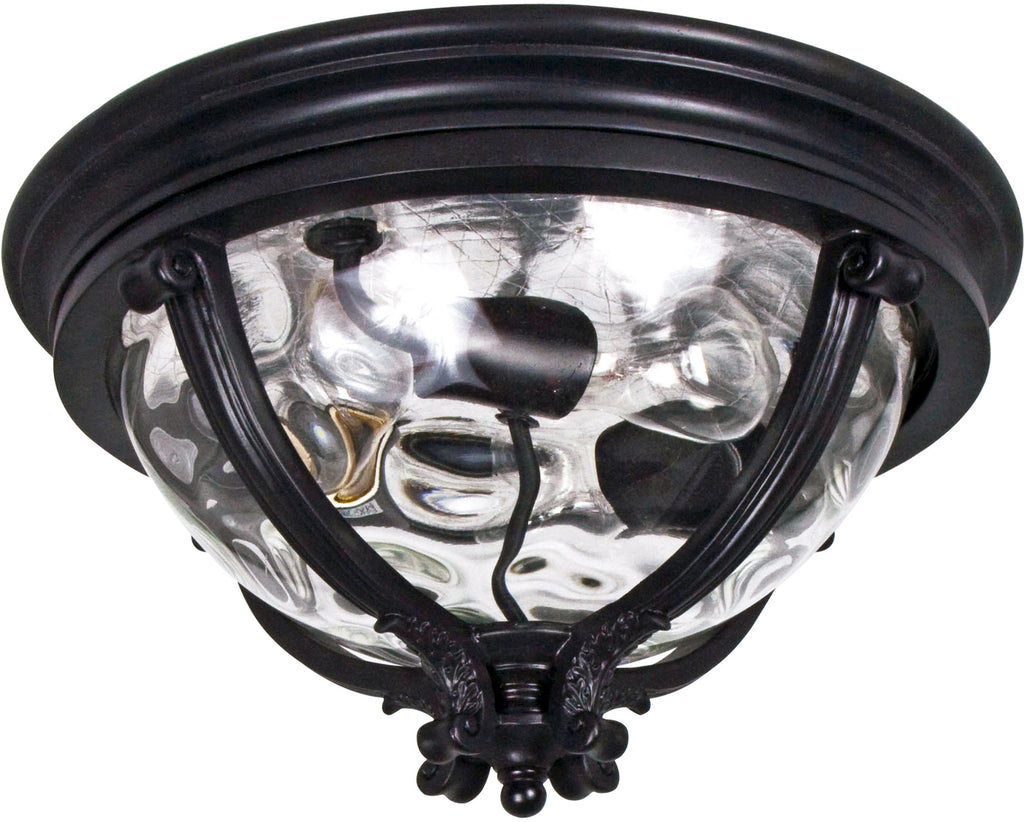 Camden 3-Light Outdoor Ceiling Mount Black - C157-41420WGBK