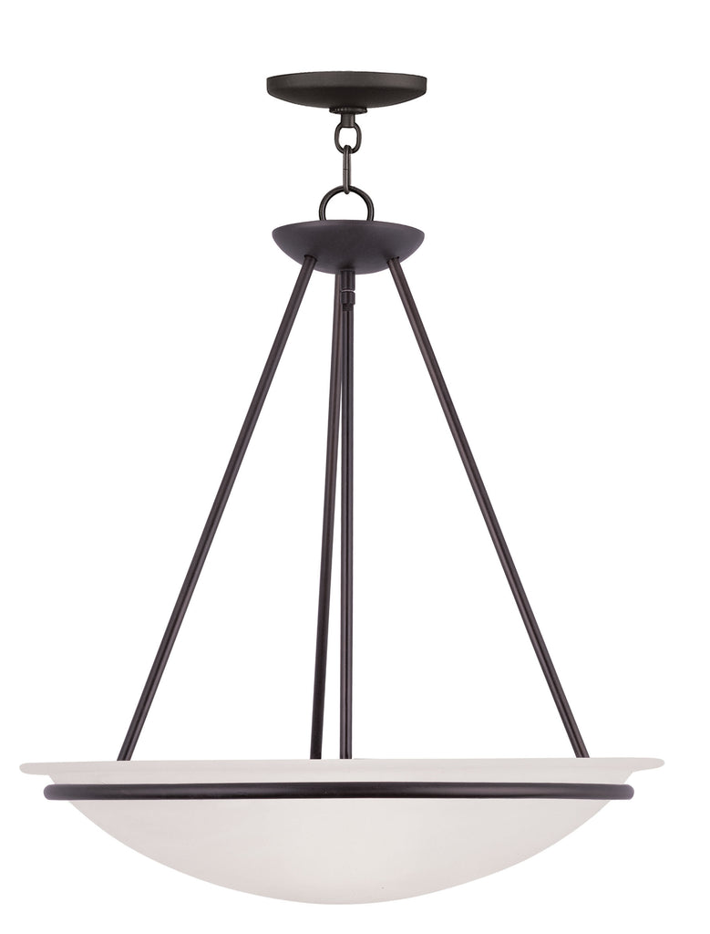 Livex Newburgh 3 Light Bronze Pendant - C185-4826-07