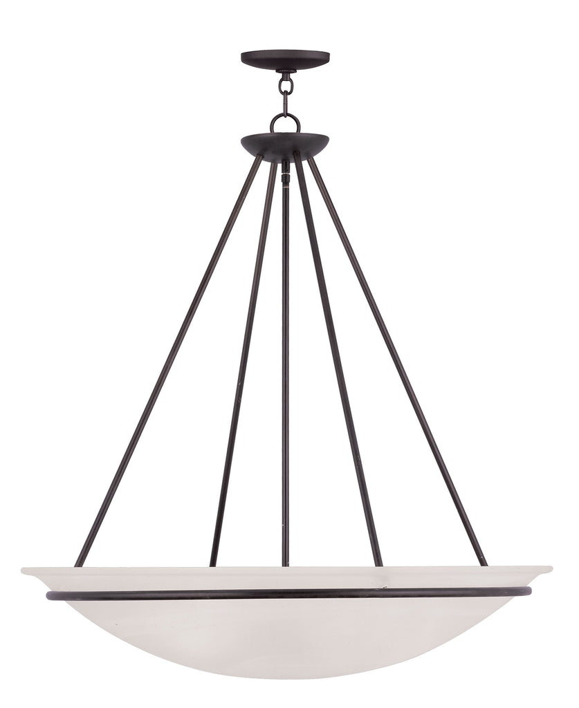 Livex Newburgh 5 Light Bronze Pendant - C185-4828-07