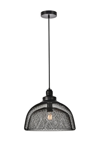 ZC121-LDPD2032 - Living District: Warren Collection Pendant D13.5in H11in Lt:1 Black Finish