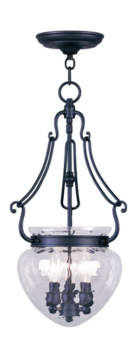 Livex Duchess 3 Light Black Chain Lantern  - C185-5043-04