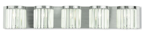 Livex Ashton 5 Light Brushed Nickel Bath Light - C185-50535-91