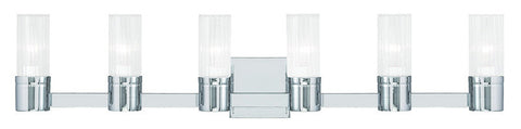 Livex Midtown  6 Light Polished Chrome Bath Light - C185-50685-05