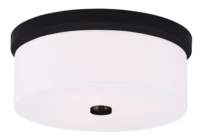 Livex Meridian  2 Light Bronze Ceiling Mount - C185-50863-07