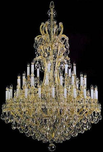 Large Foyer / Entryway Maria Theresa Empress Crystal (Tm) Chandelier Lighting H72" W68" - G83-811/42