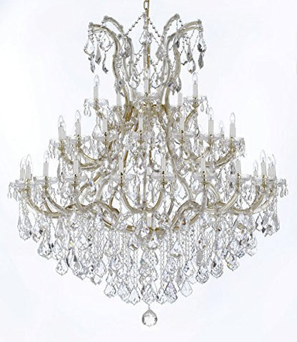 Large Foyer / Entryway Maria Theresa Empress Crystal (Tm) Chandelier Lighting H 60" W 52" - Gb104-B12/2756/36+1