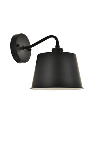 ZC121-LD4059W8BK - Living District: Nota 1 light black Wall Sconce