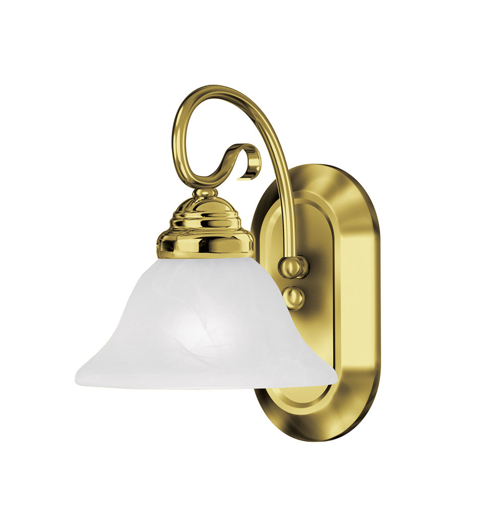 Livex Coronado 1 Light Polished Brass Bath Light - C185-6101-02