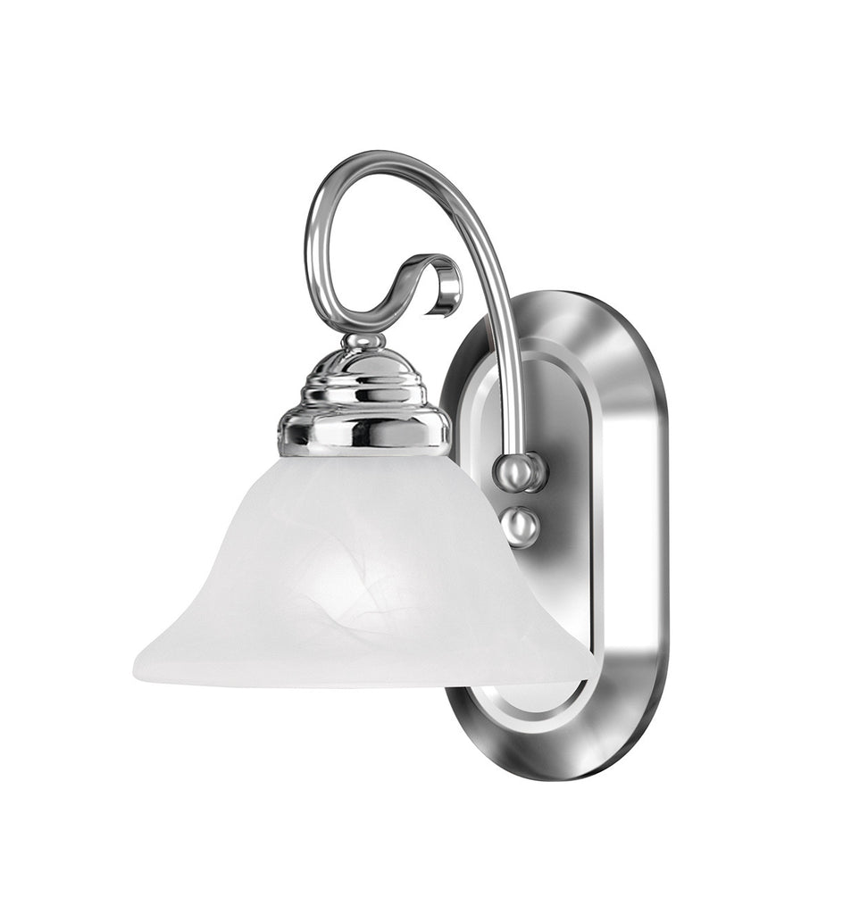 Livex Coronado 1 Light Polished Chrome Bath Light - C185-6101-05