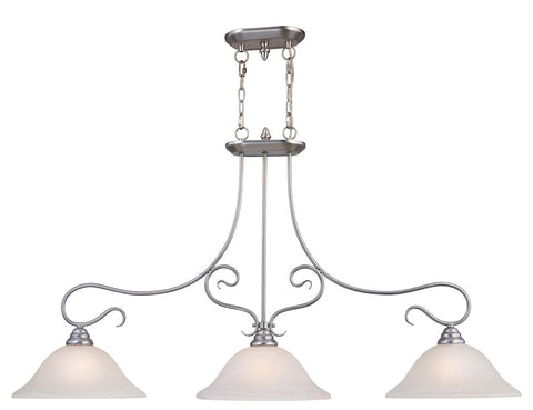 Livex Coronado 3 Light Brushed Nickel Island - C185-6108-91